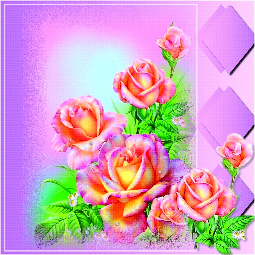 Алмазная картина пионы розы размер 30 на 35-ти. Открытка для женщины