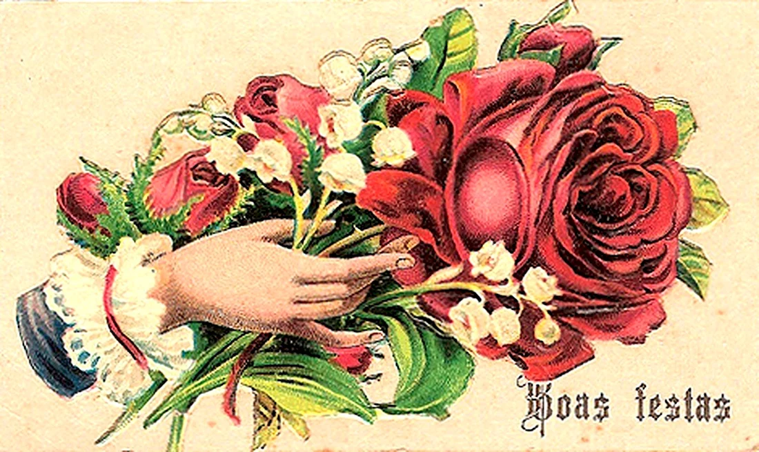 Американские открытки с цветами открытка