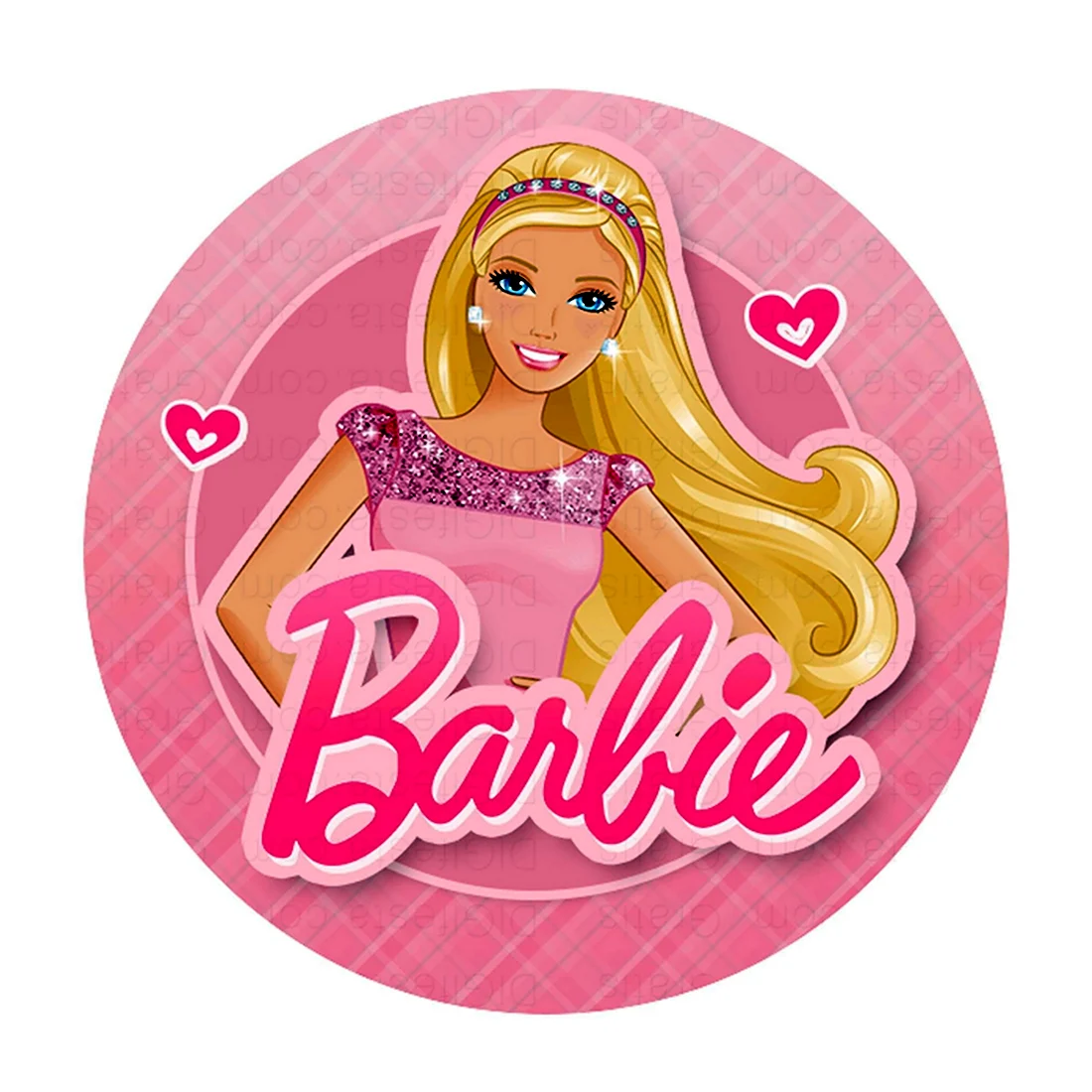 Барби эмблема открытка