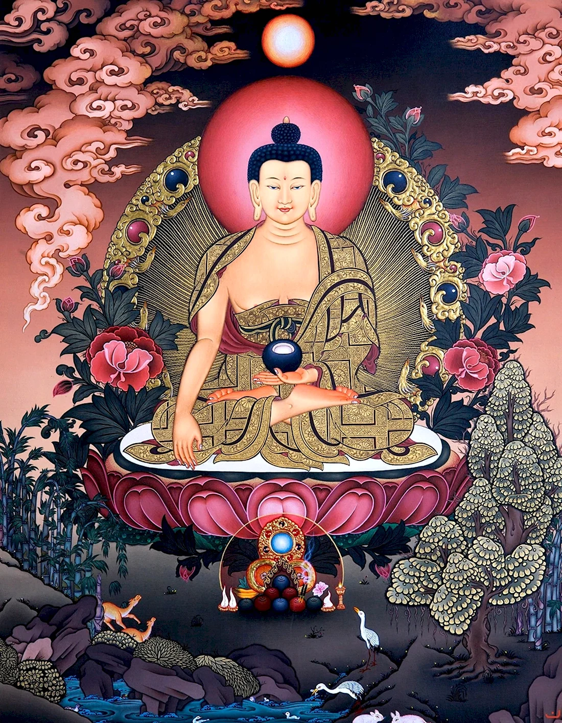 Будда Bodhisattva Sakyamuni открытка