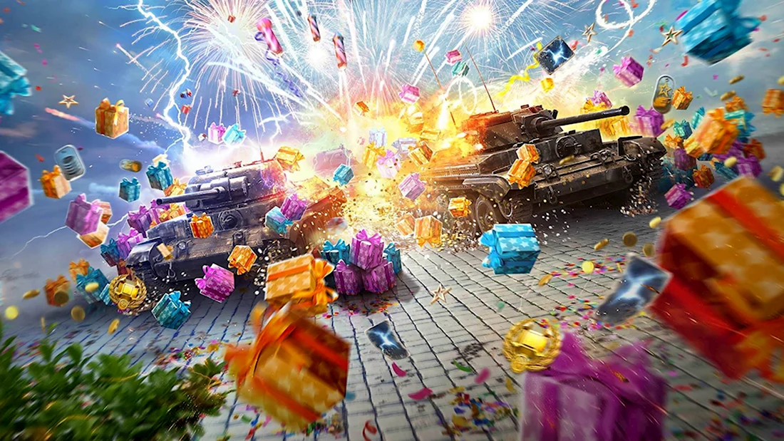 День рождения World of Tanks Blitz открытка