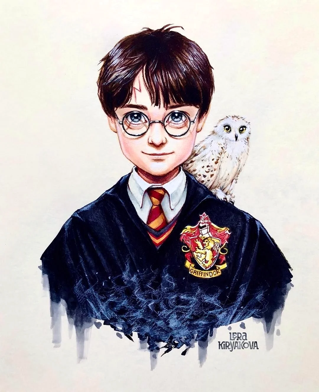 Гарри Поттер рисунок открытка