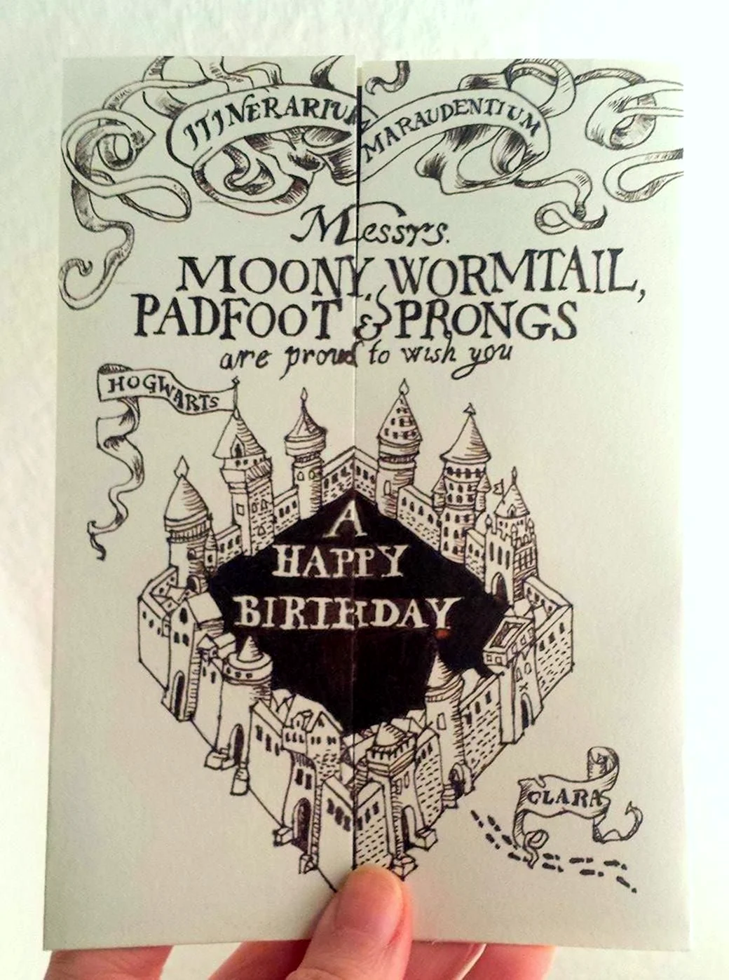 Гарри Поттер с днем рождения открытка