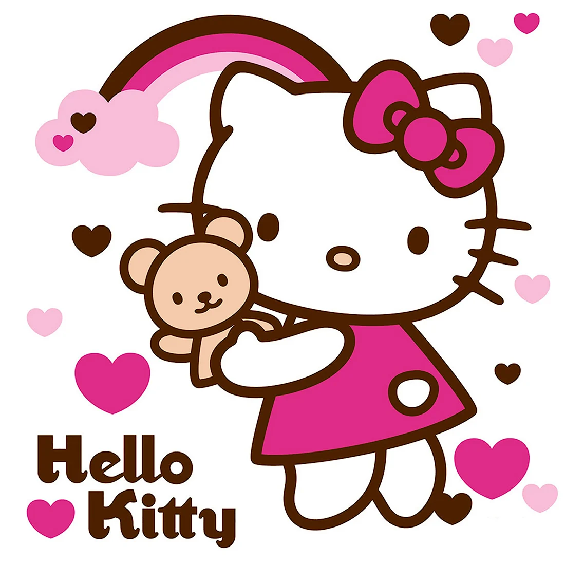 Hello Kitty. Открытка для мужчины