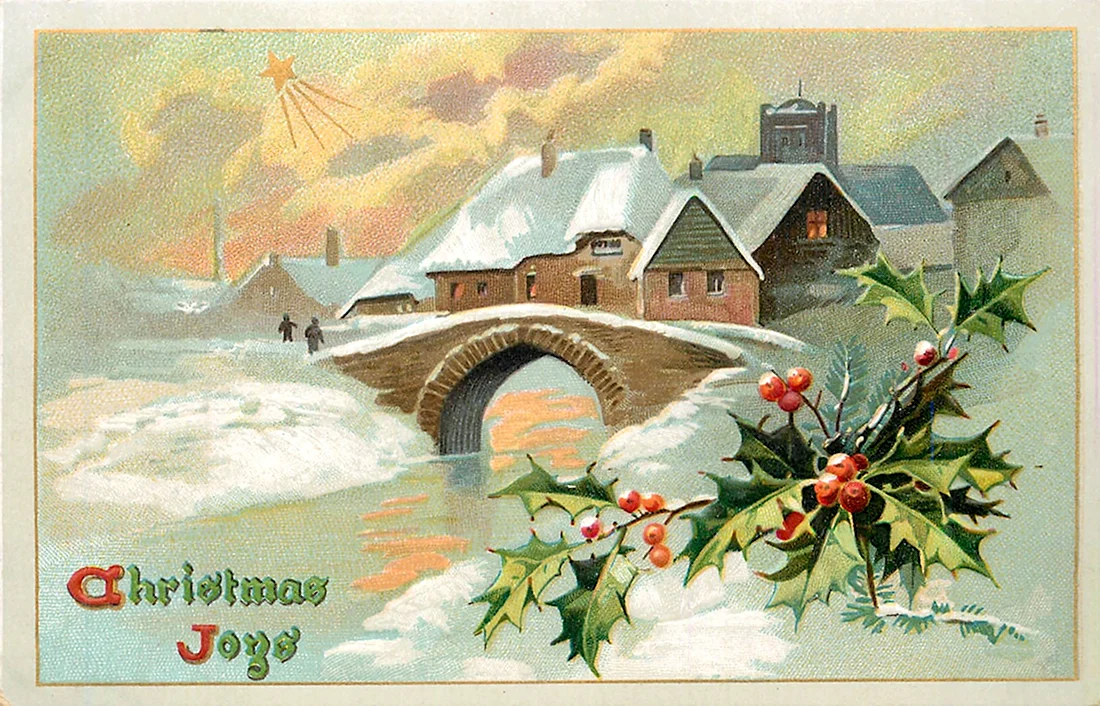 Итальянские Рождественские открытки открытка