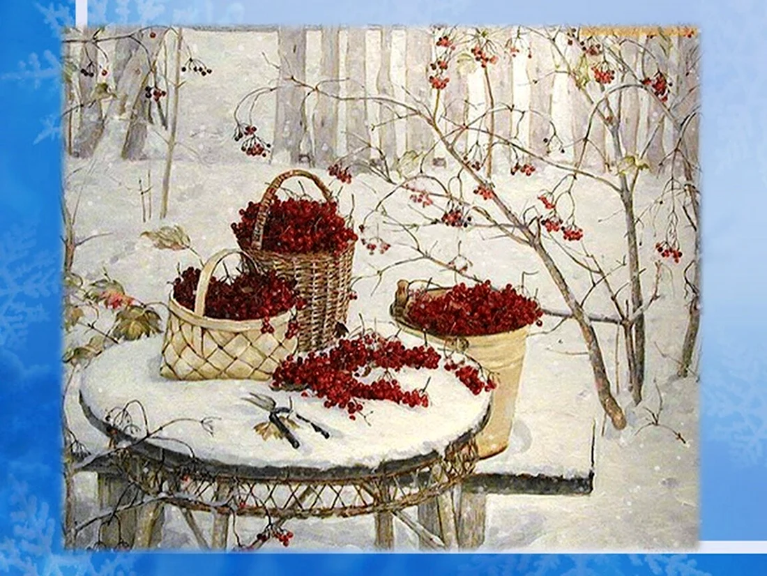 Креатто роспись холста по номерам зимняя сказка открытка