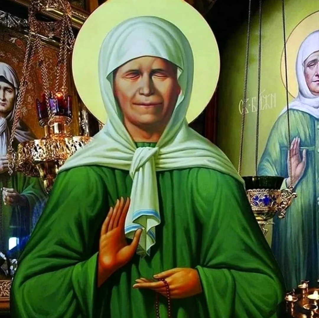 Матушка Матрона Московская. Открытка, картинка с поздравлением, с праздником