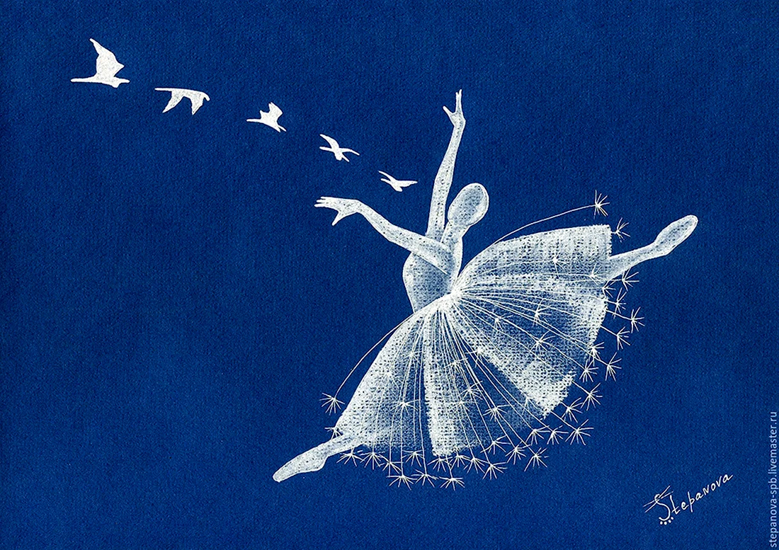 Открытка балерина открытка