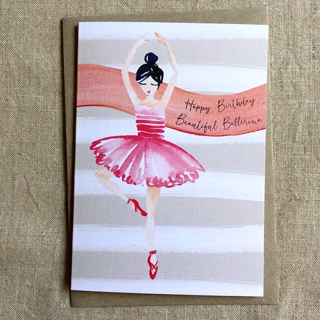 Открытка с днем рождения танцовщице открытка