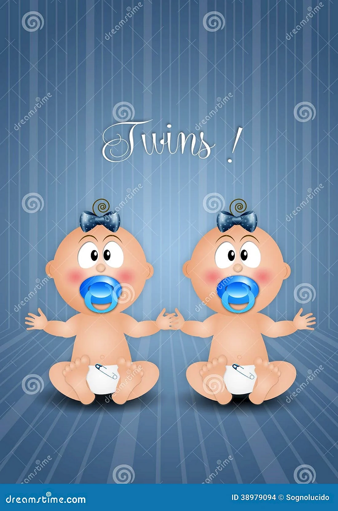 Открытка с новорождённым двойняшками мальчиками. Открытка для мужчины