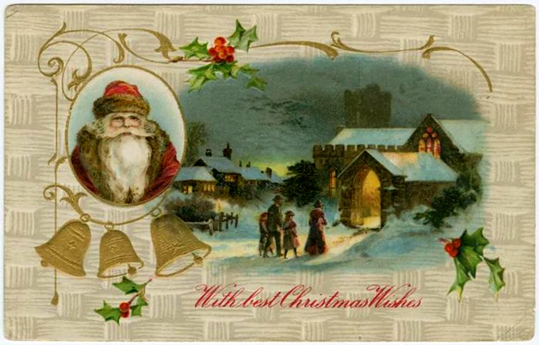 Открытки с европейским Рождеством открытка