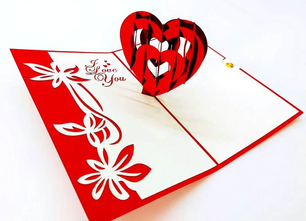 Покажи любовные открытки из бумаги открытка
