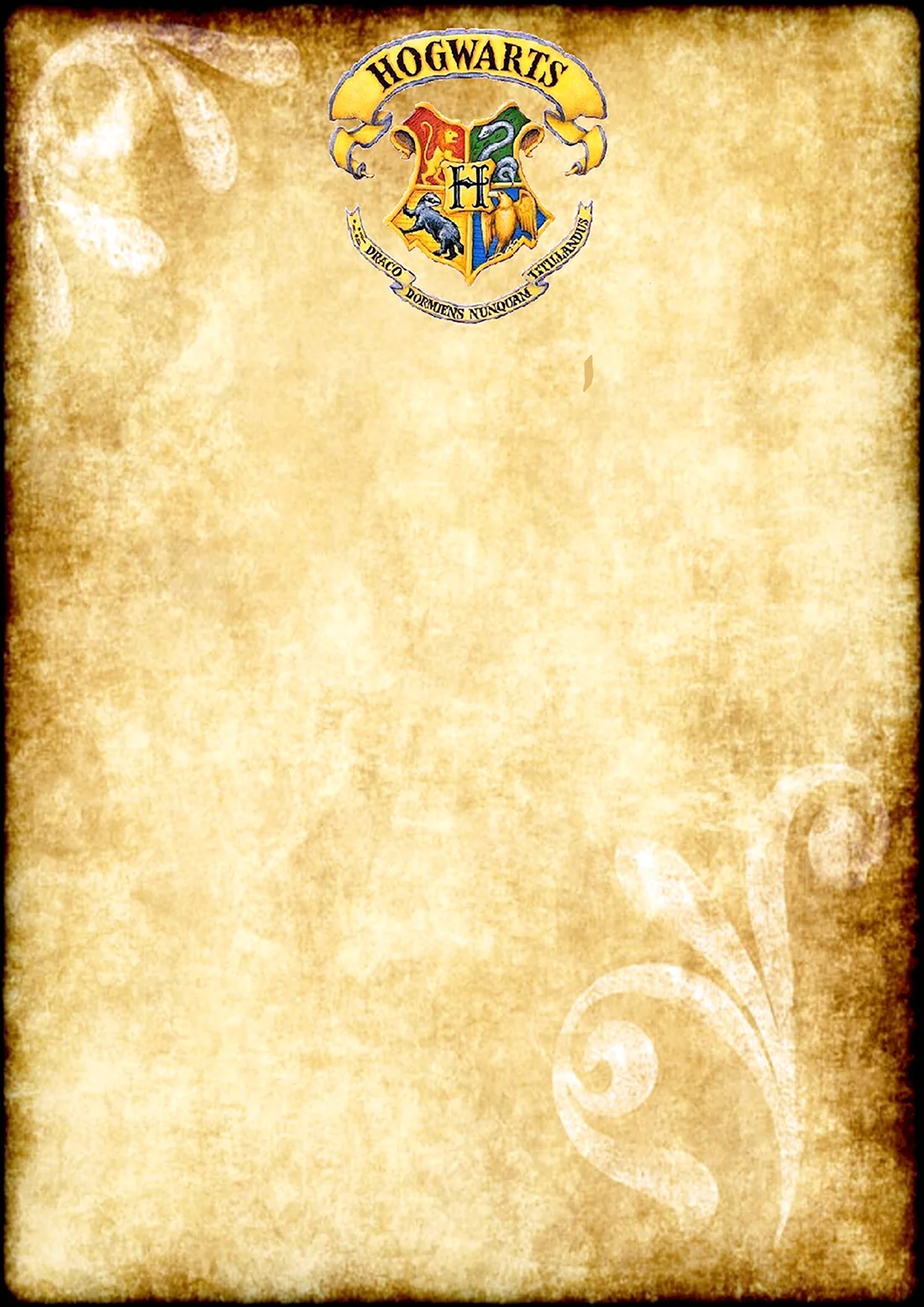 Приглашение Гарри Поттеру из Хогвартса открытка
