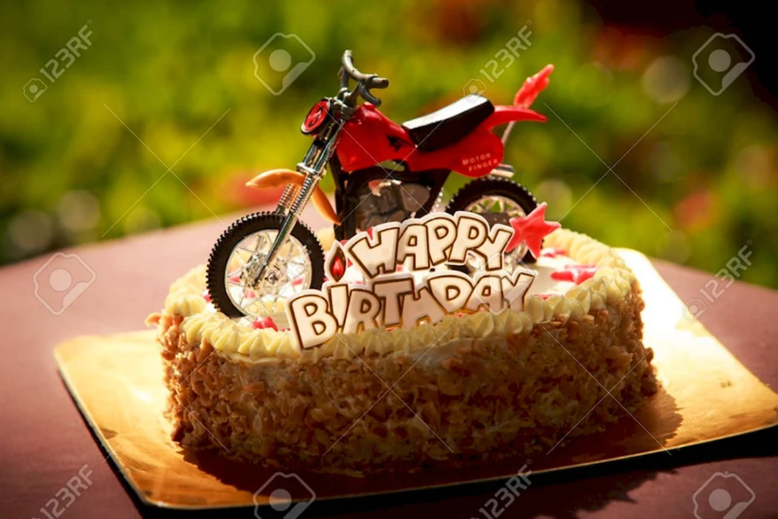 С днём рождения мотоциклисту эндуро открытка