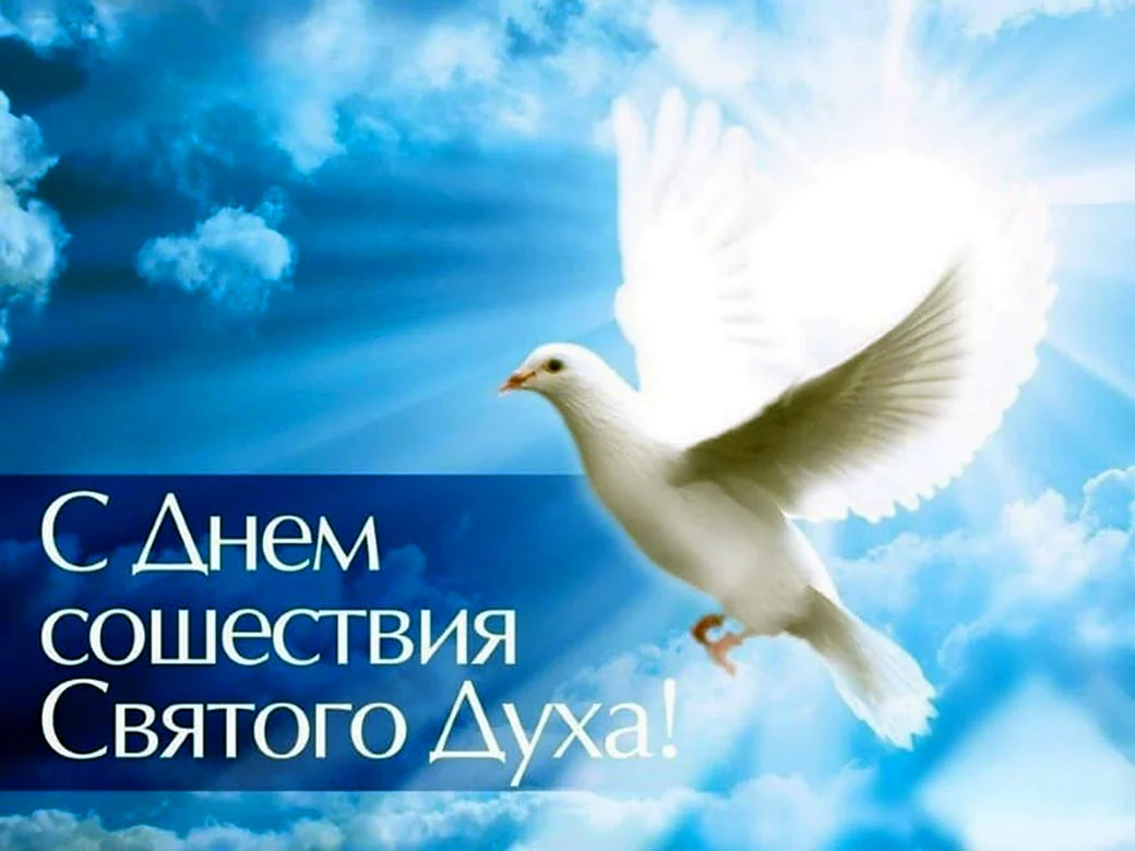 С днем Святого духа открытка