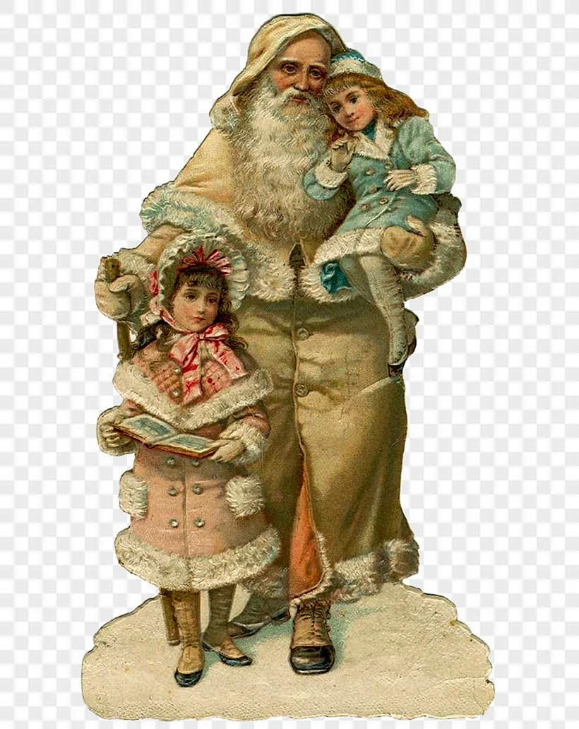Санта Клаус викторианской эпохи открытка