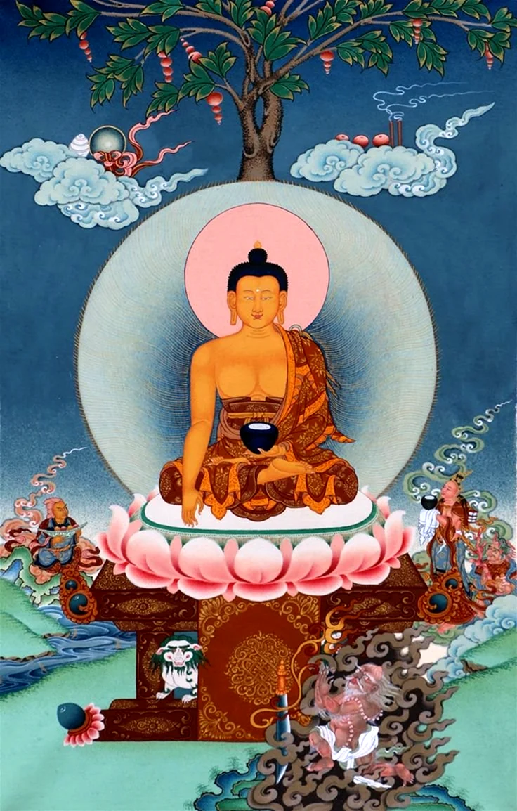 Тибетский покровитель Будда Шакьямуни открытка
