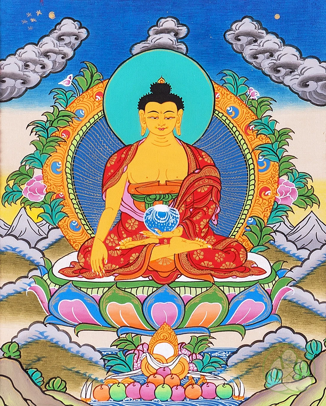 Тханка Будда Шакьямуни открытка