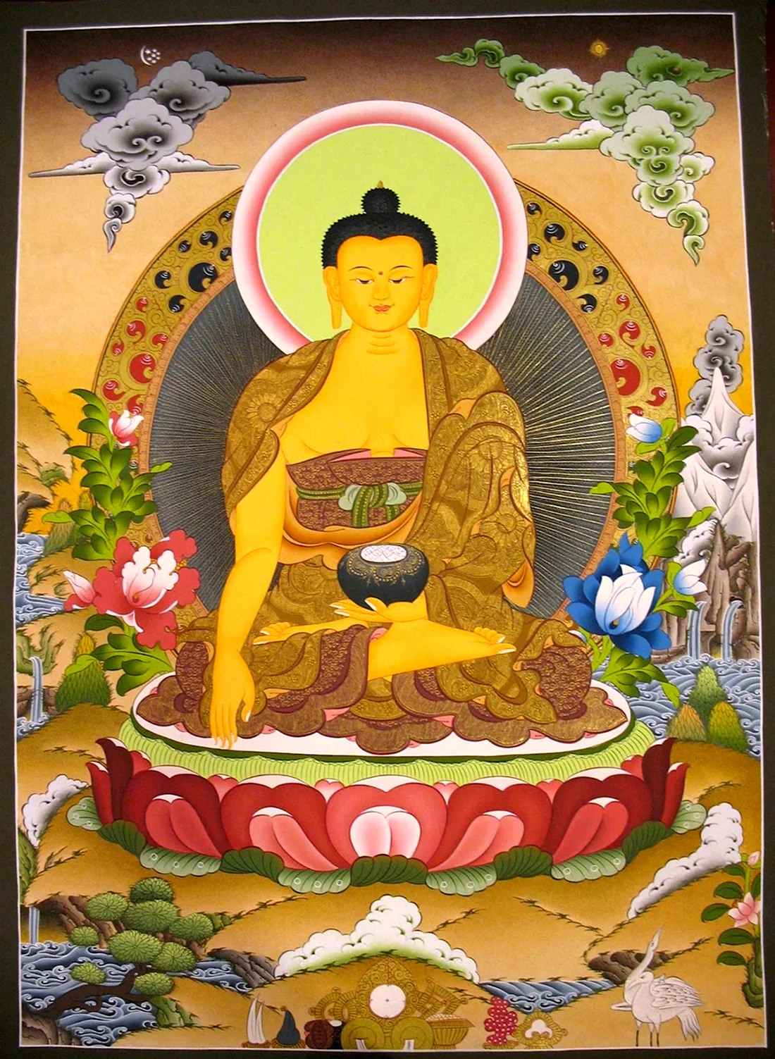 Тханка Будда Шакьямуни открытка