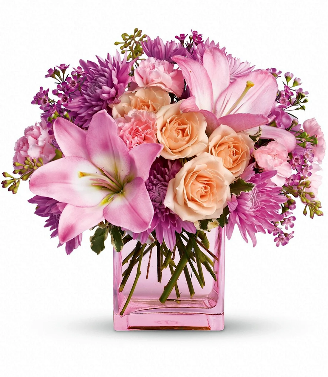 Цветы поздравительные букеты. Открытка для женщины