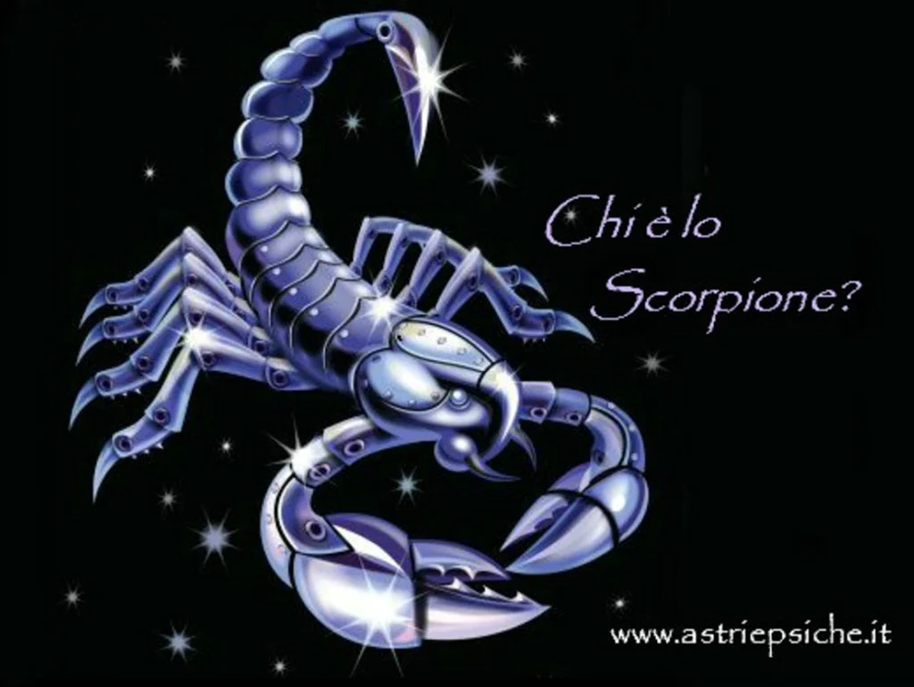 Знак зодиака Скорпион. Открытка для мужчины