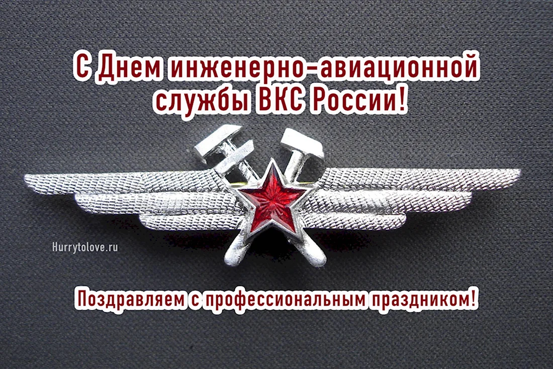 День инженерно-авиационной службы ВКС РФ. Поздравление на праздник