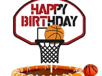 Happy Birthday баскетбол. Открытка с Днем рождения. Поздравление с Днем рождения