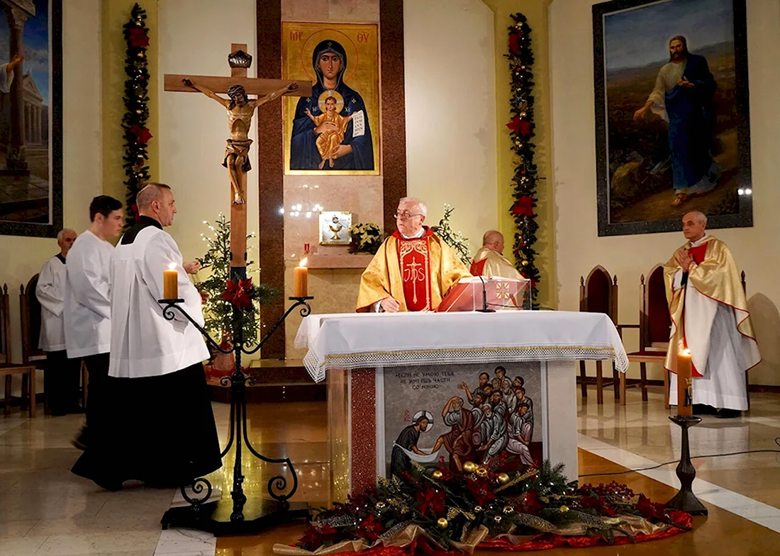 Католики празднуют Рождество. Поздравление на праздник