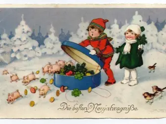 Открытки с Рождеством на немецком открытка