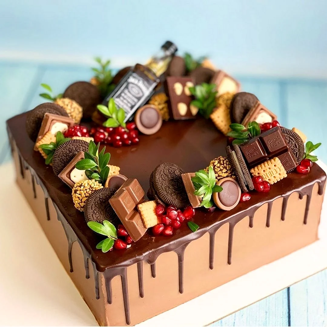 Торт «шоколадка». Поздравление на праздник