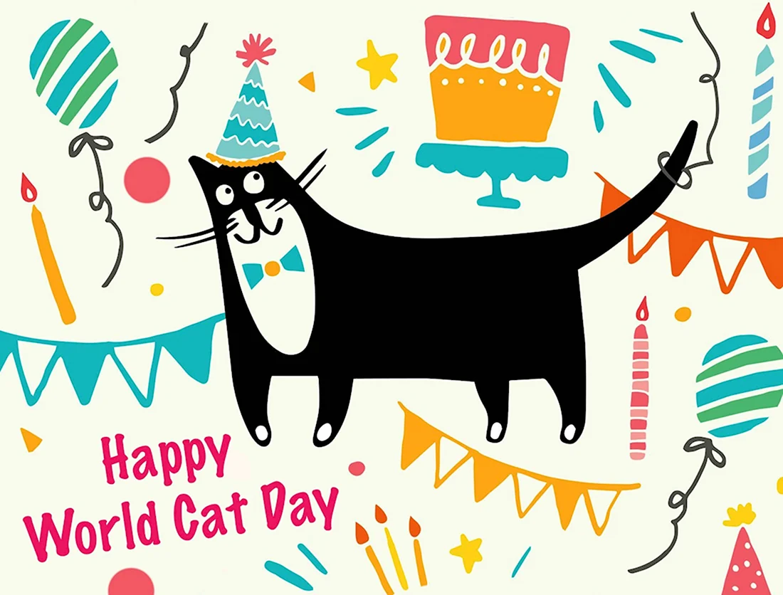 Всемирный день кошек World Cat Day. Поздравление на праздник