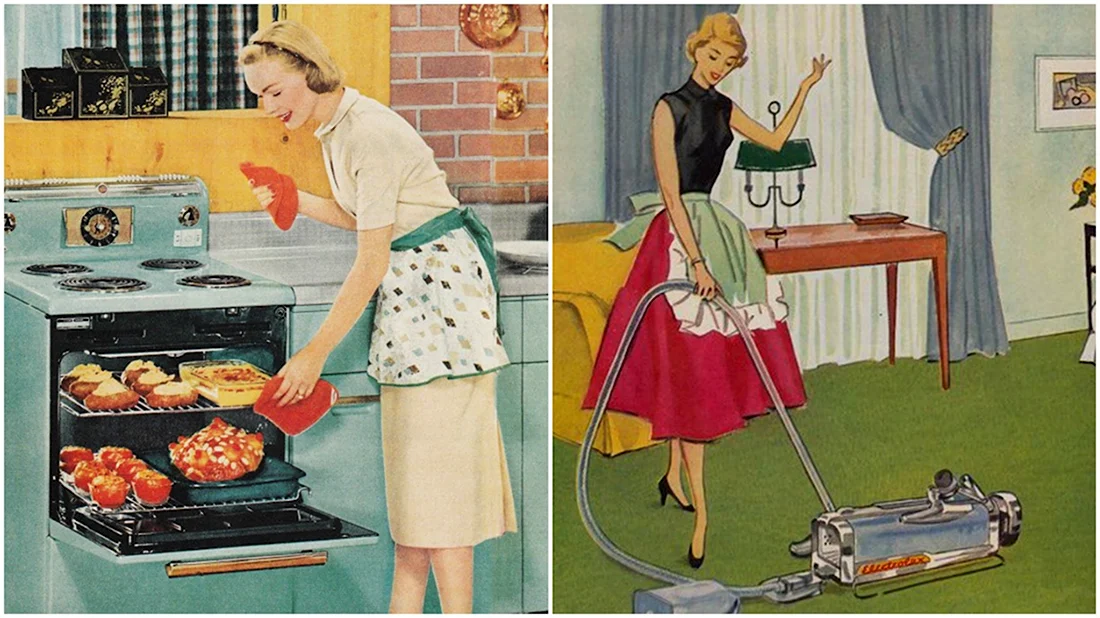 Женщина и домашнее хозяйство. Поздравление на праздник